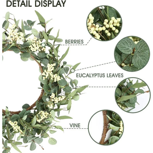 20'' Eucalyptus Wreath for Front Door