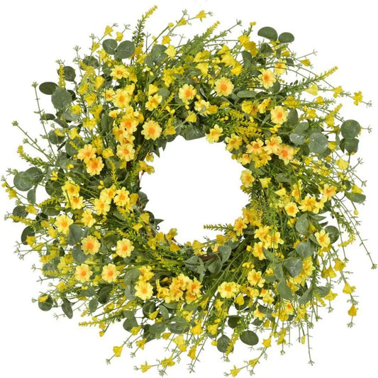 Artificial Flower Summer Wreath