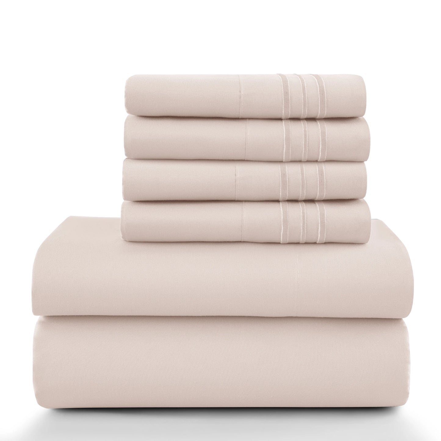 6 Piece, 16 Inch, LUX Décor Sheet Set