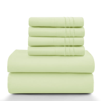 6 Piece, 16 Inch, LUX Décor Sheet Set