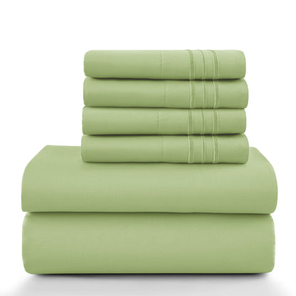 6 Piece, 16 Inch, LUX Décor Sheet Set