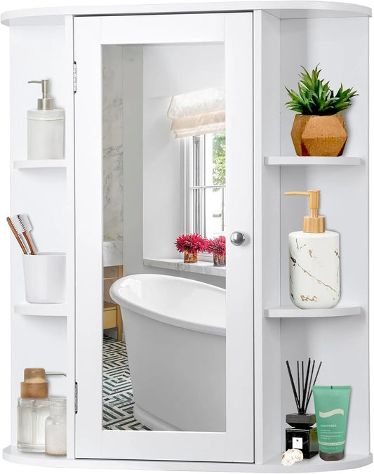 Wall Mount Bathroom Cabinet with Mirror