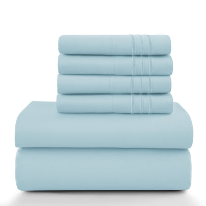 6 Piece, 16 Inch, LUX Décor Sheet Set