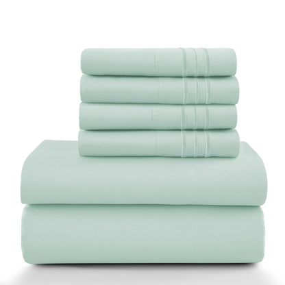 6 Piece, 16 Inch, LUX Décor Sheet Set