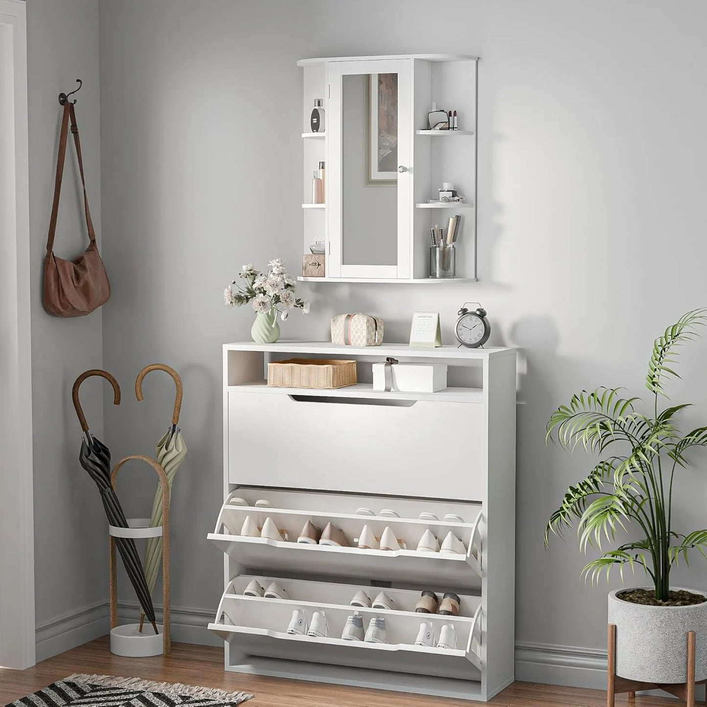 Wall Mount Bathroom Cabinet with Mirror