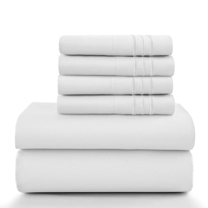 6 Piece, 16 Inch, LUX Décor Sheet Set