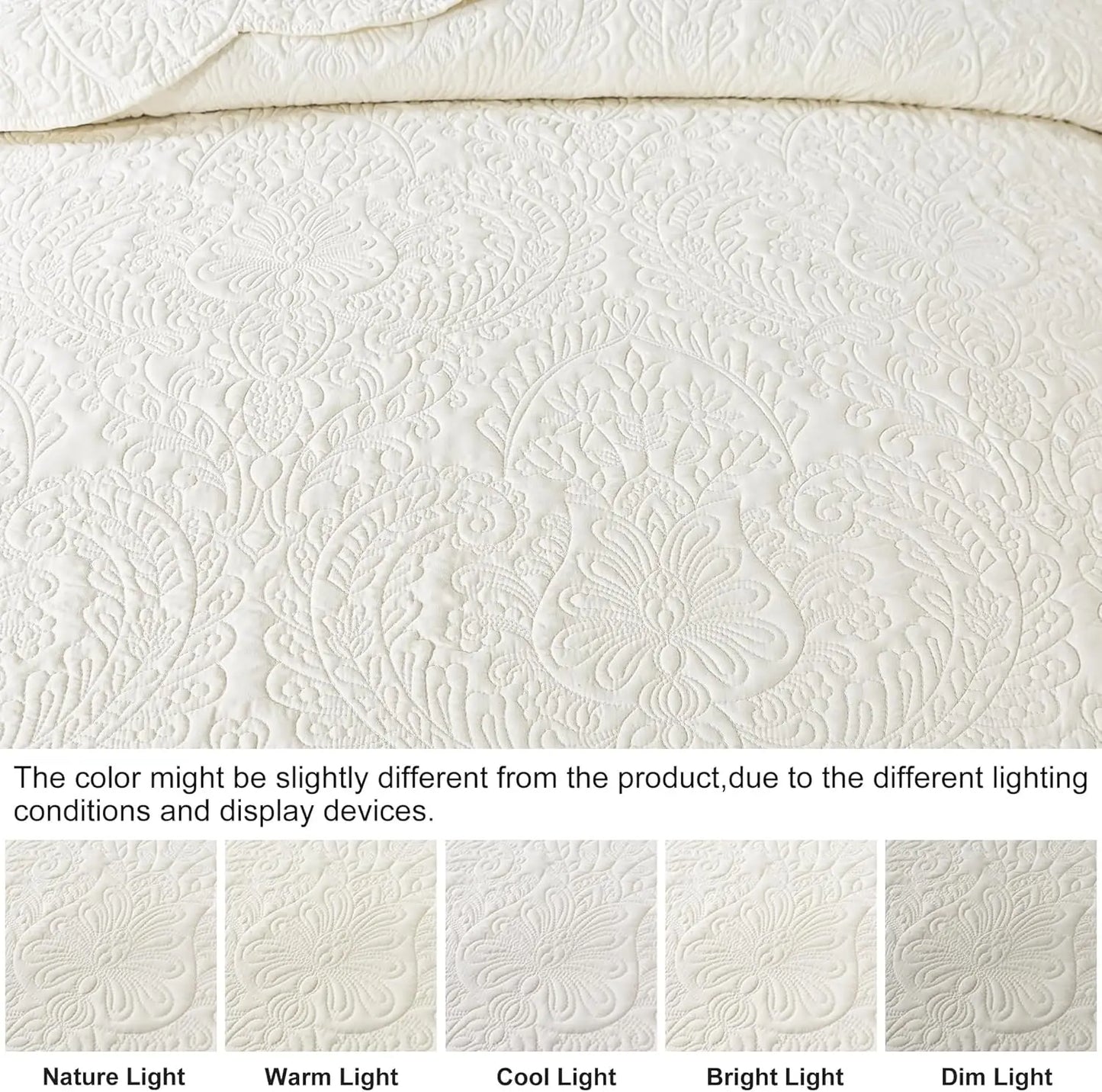 3-Piece King Size Quilt Set
