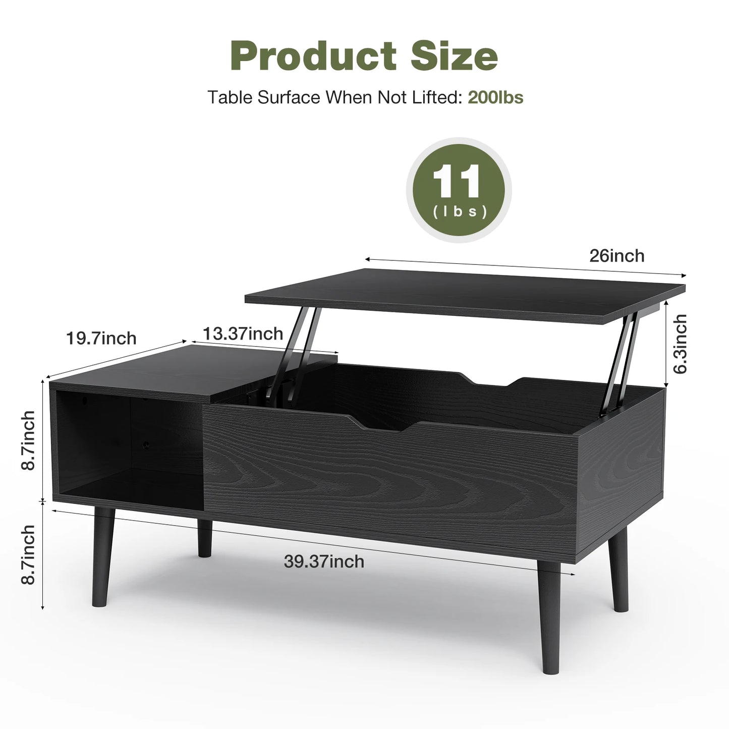 Versatile Lift Top Coffee Table