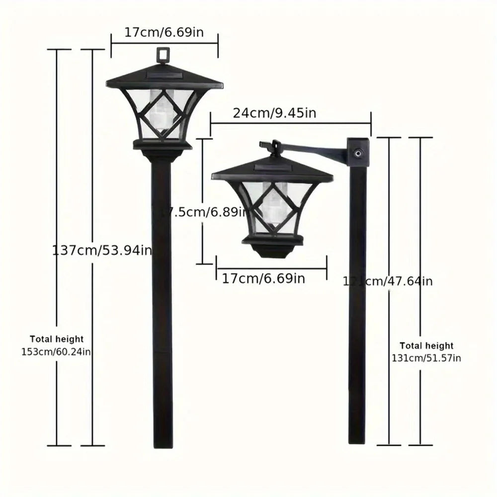 Classic Adjustable Solar Pole Light