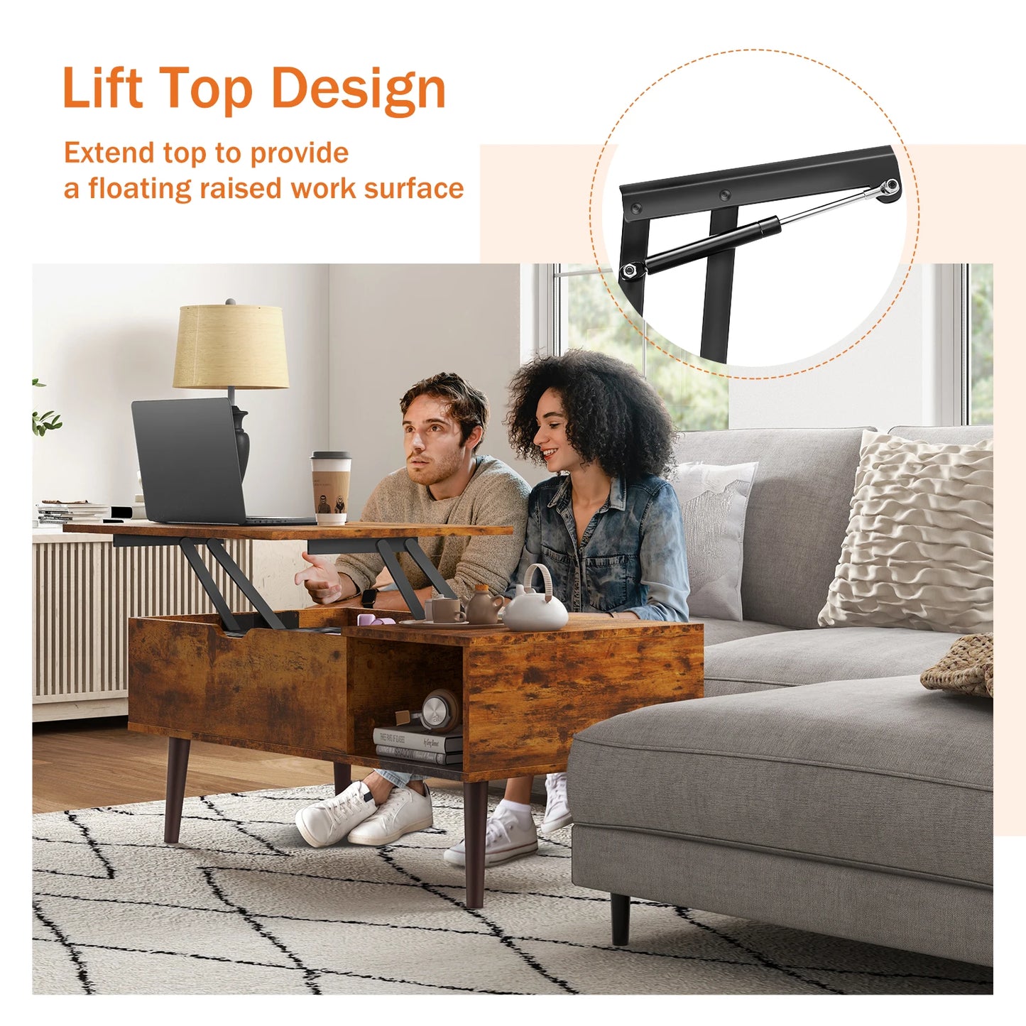 Versatile Lift Top Coffee Table