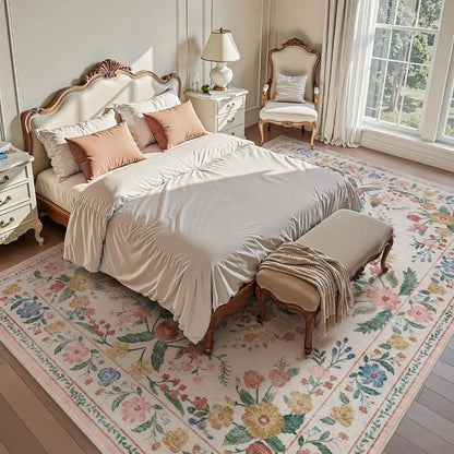 Vintage Floral 5x7 Area Rug