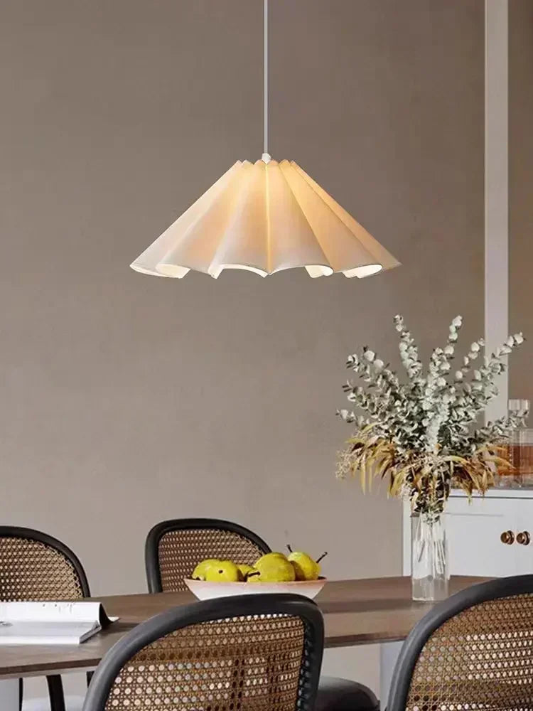 Indoor Cream Flower Petal Chandelier