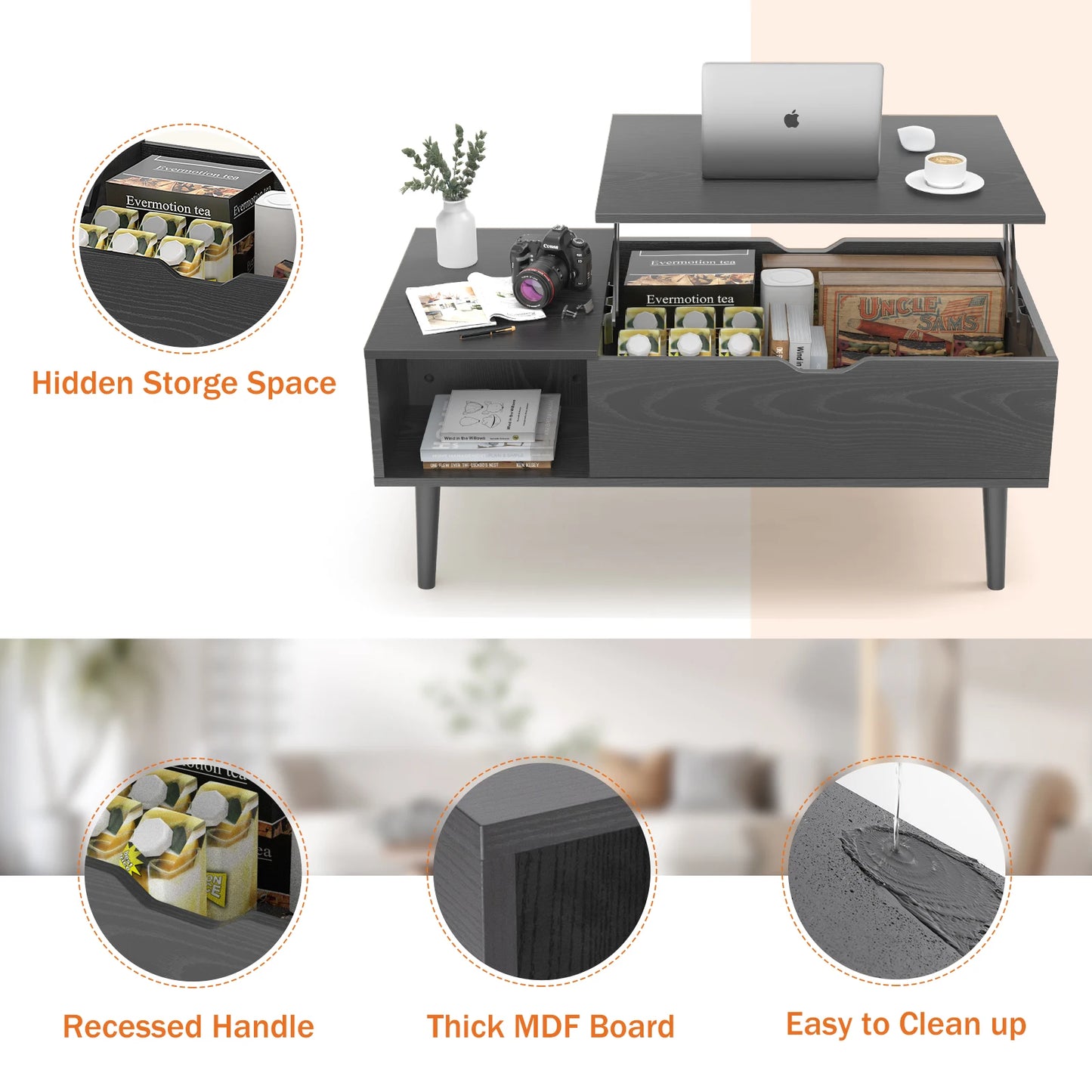 Versatile Lift Top Coffee Table