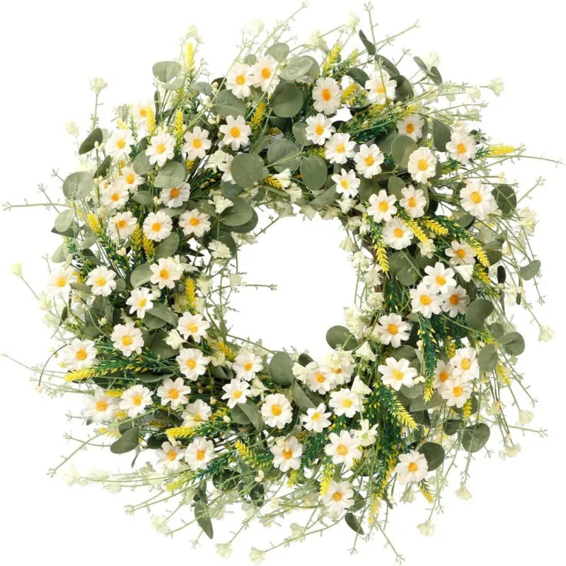 Artificial Flower Summer Wreath