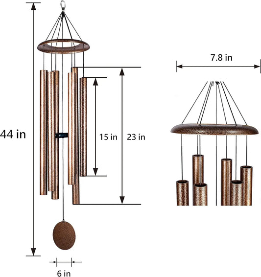 44" Deep Tone Wind Chimes