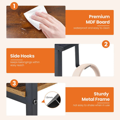 Computer Desk with 2 Drawers