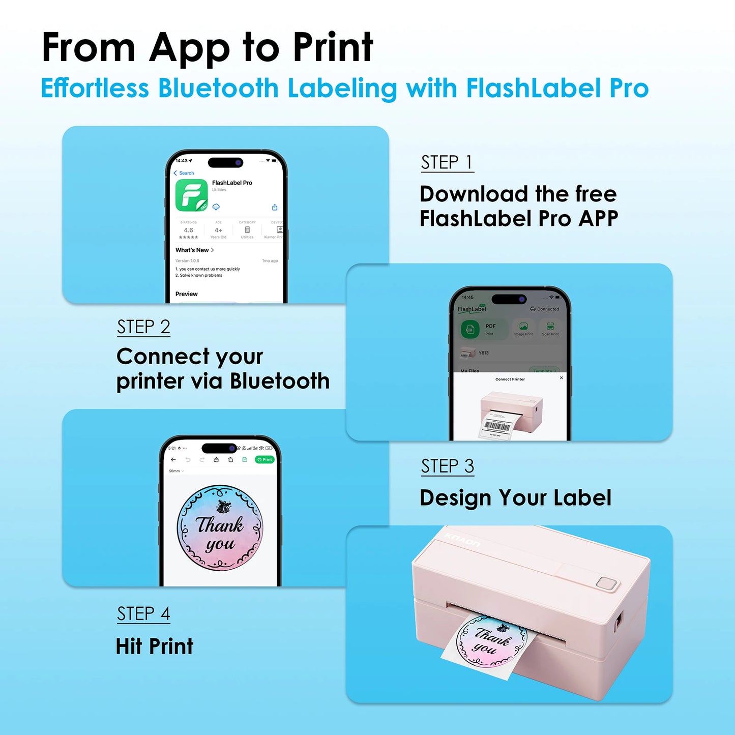 Thermal Label Printer for Home Office