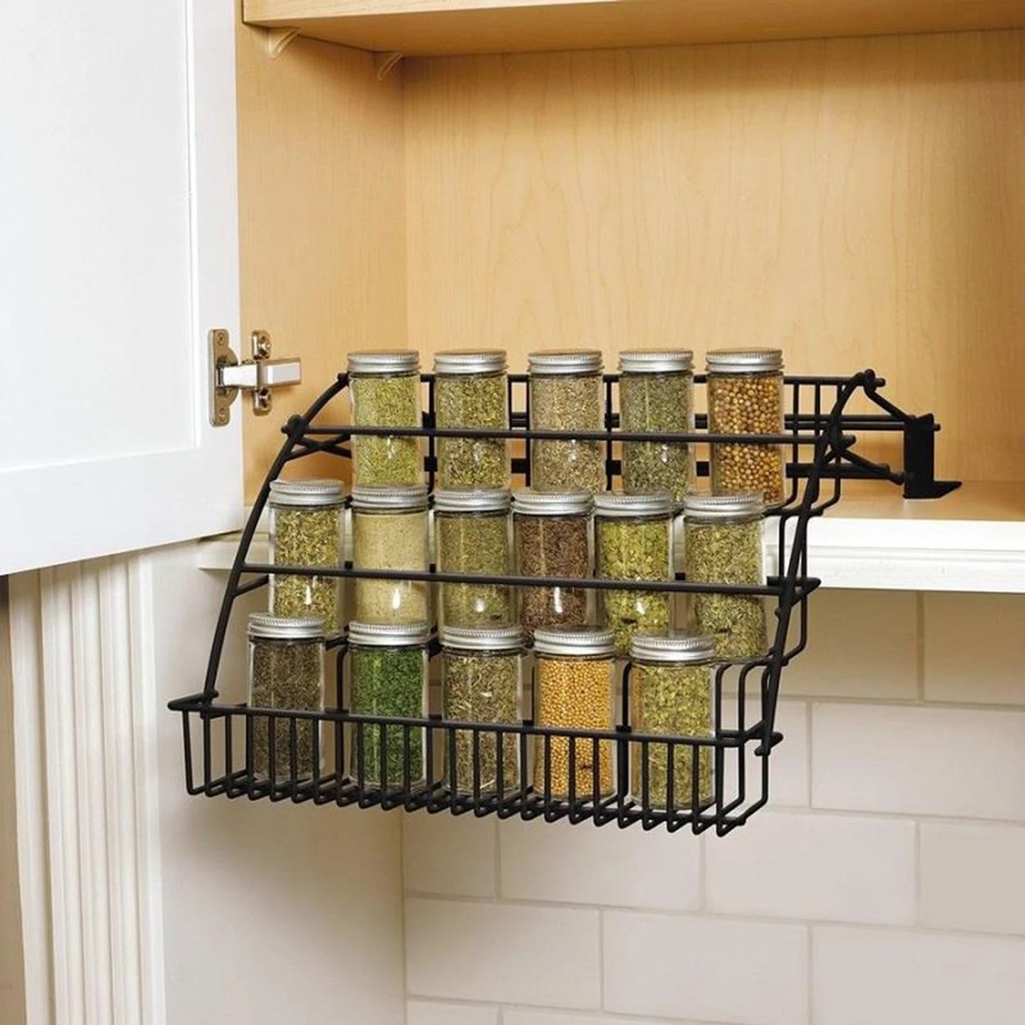 Kitchen Pull Down Organizer