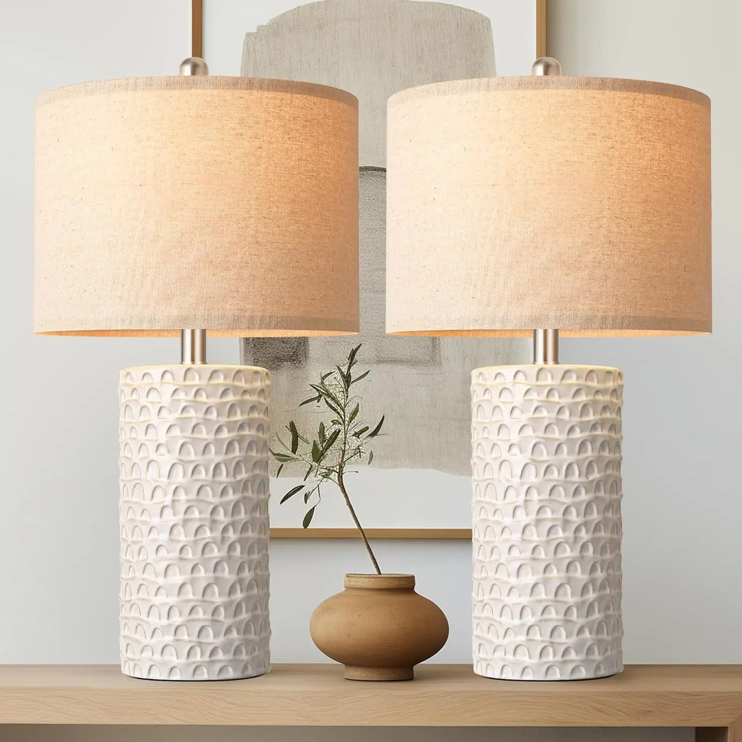 Set of 2 Ceramic Table Lamp