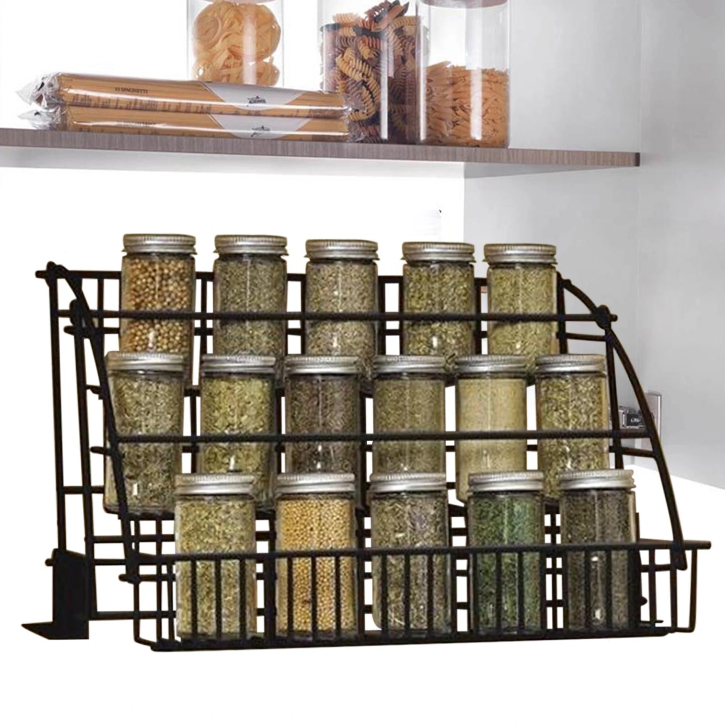 Kitchen Pull Down Organizer