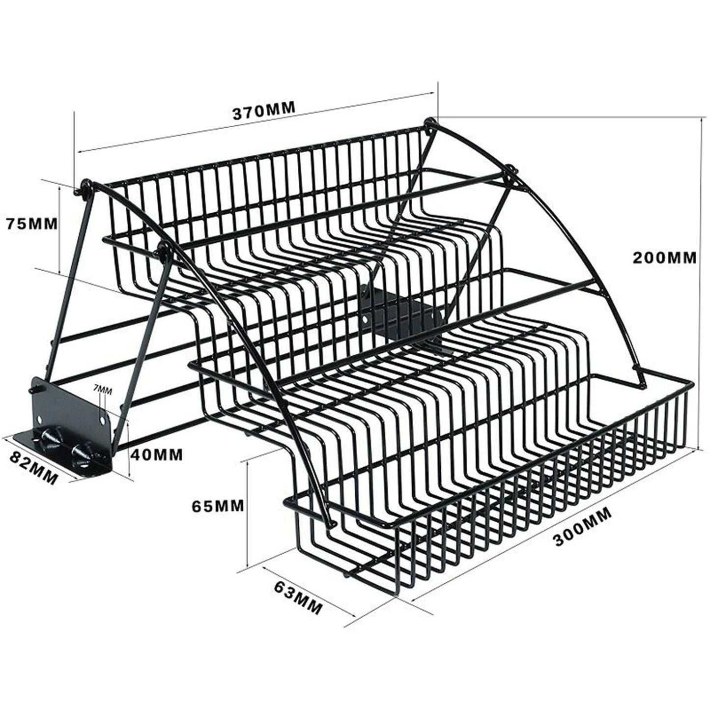 Kitchen Pull Down Organizer