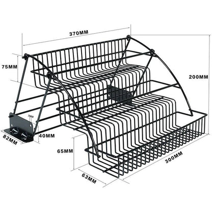 Kitchen Pull Down Organizer
