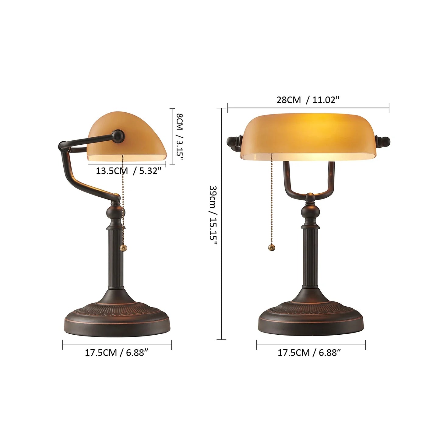 Classic Bankers Table Lamp