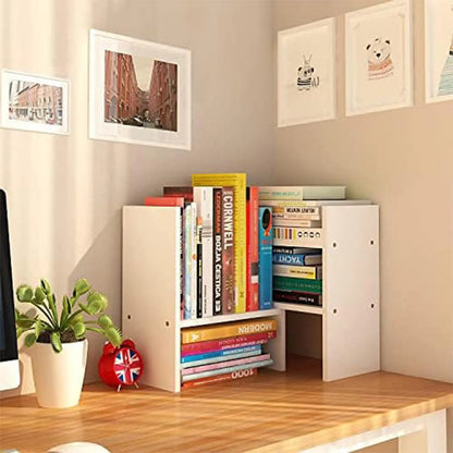 Functional and Adjustable Desktop Shelf Organizer