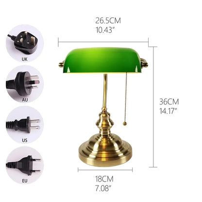 Classic Bankers Table Lamp