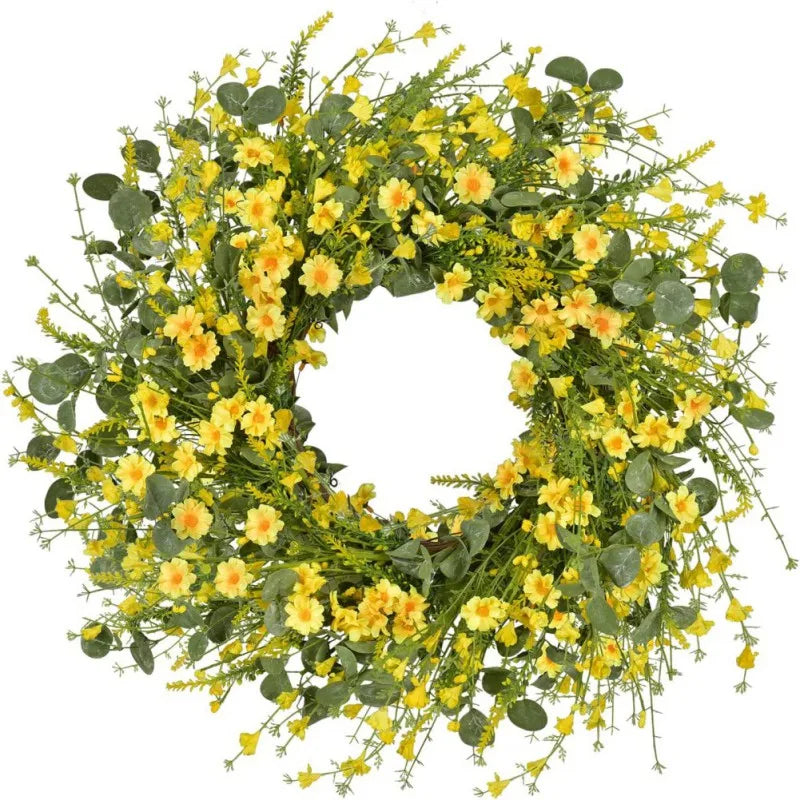 Artificial Flower Summer Wreath