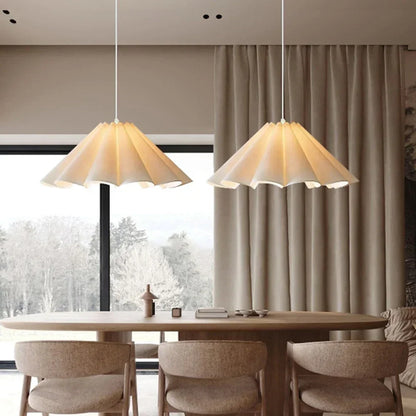 Indoor Cream Flower Petal Chandelier