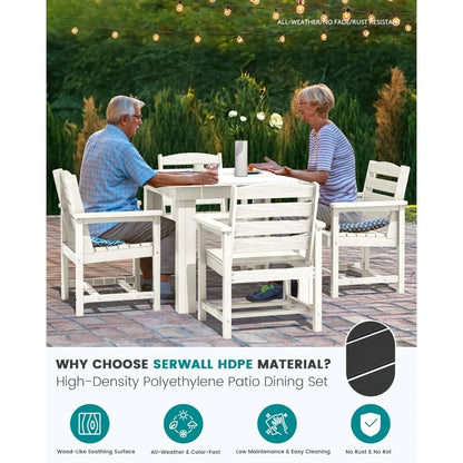 Outdoor Dining Set for 4,