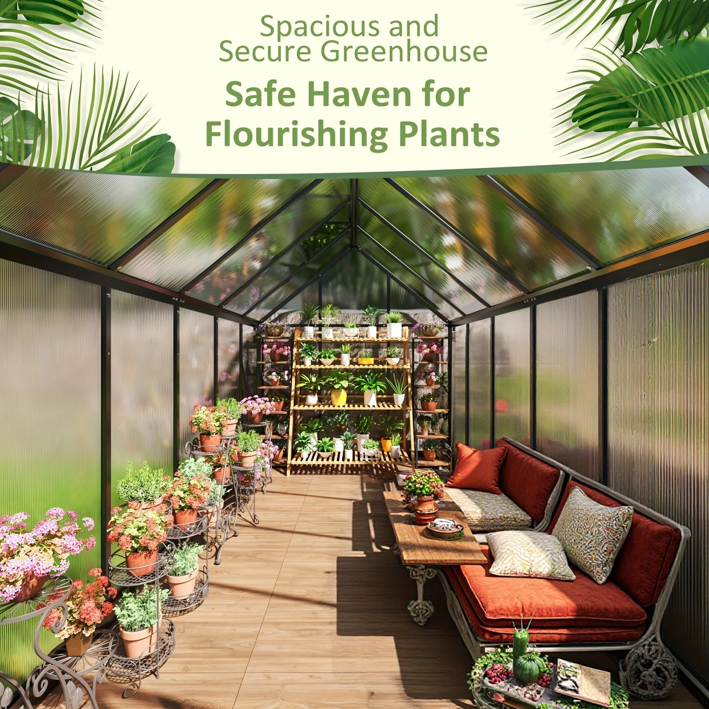 Multi-Size Polycarbonate Greenhouse